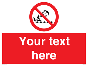 Custom No kite surfing